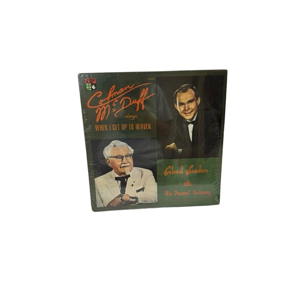 Colman McDuff Sings When I Get To Heaven Colonel Sanders Sealed Vinyl LP- Read - Picture 1 of 11